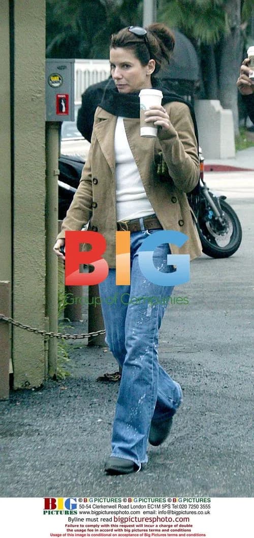 Sandra Bullock Grabs Coffee in LA