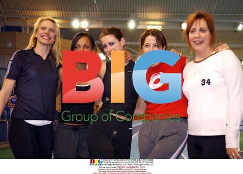 Female Competitors Limber Up for 'The Games'