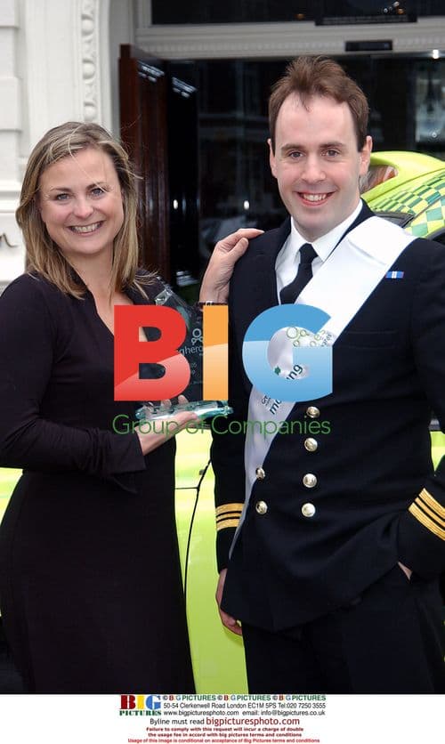 Actress Philippa Forrester presents 'Hero of the Road' Award