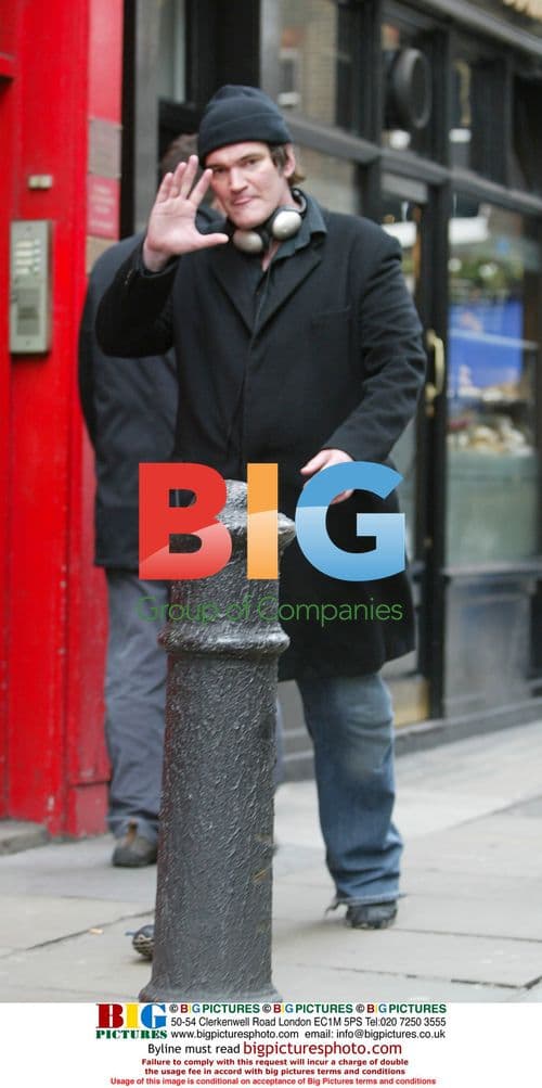 Quentin Tarantino Spotted in Central London