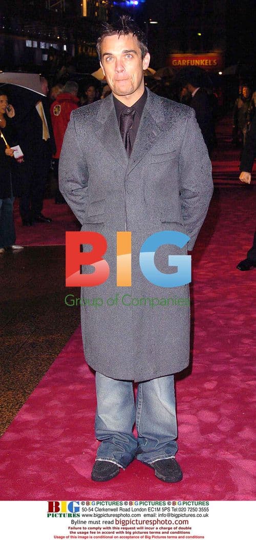 Robbie Williams at Bridget Jones Premiere