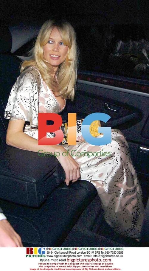 Pregnant Claudia Schiffer at 'Layer Cake' UK Premiere