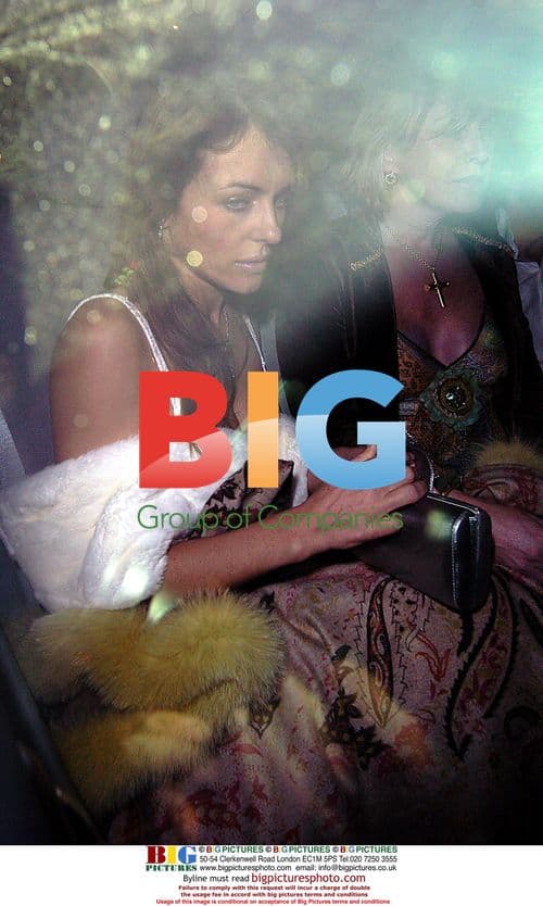 Liz Hurly and Daivd Furnish at Mary Poppins