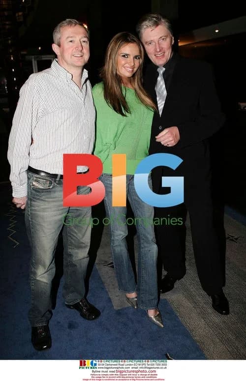 Nadine Coyle, Louis Walsh, and Pat Kenny