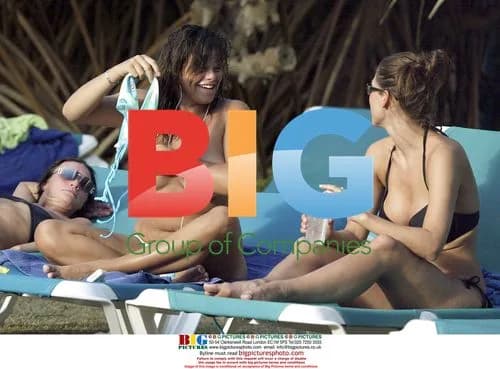 Jade Goody Relaxing on Caribbean Holiday
