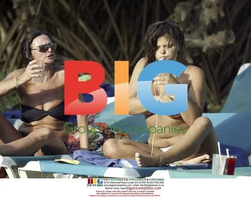 Jade Goody on Caribbean holiday