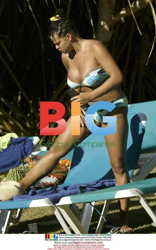 Jade Goody on Caribbean Holiday