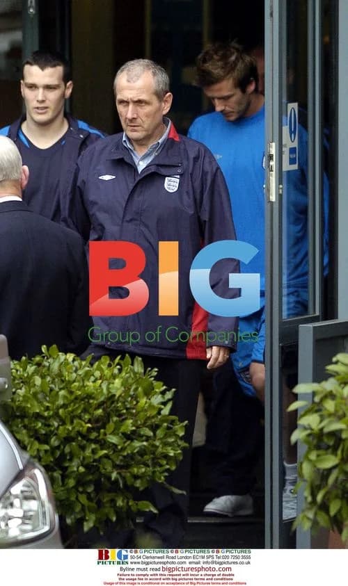 David Beckham Leaving Hospital
