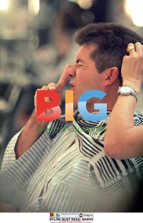 Simon Cowell Gets Haircut in London