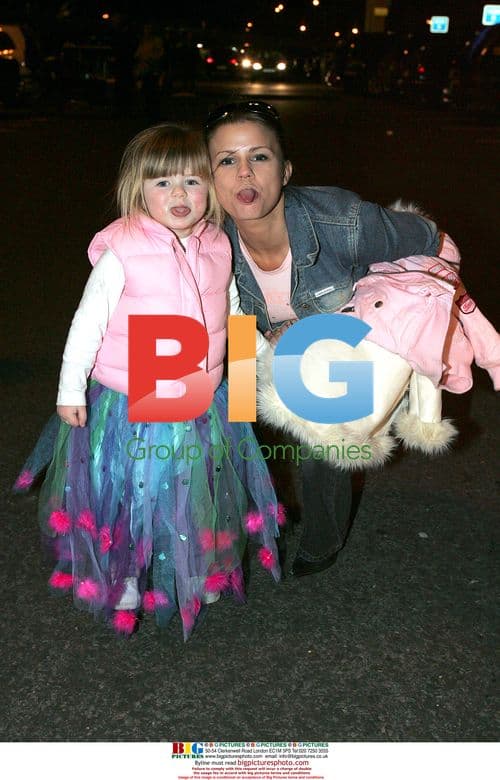 Kerry Katona and Daughters Arrive at Manchester Airport