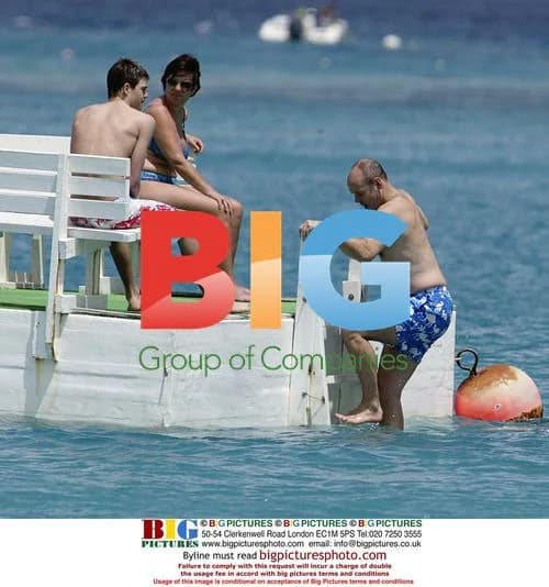Sir Clive Woodward on holiday in Barbados