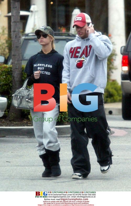 Jessica Simpson and Nick Lachey at Breakfast