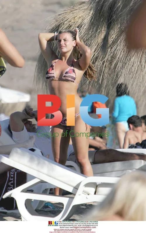 Coleen McLoughlin on holiday in Canary Islands