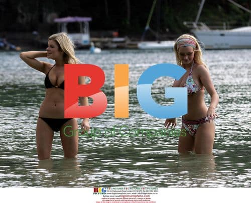 Michelle Marsh and Charlotte in the Caribbean