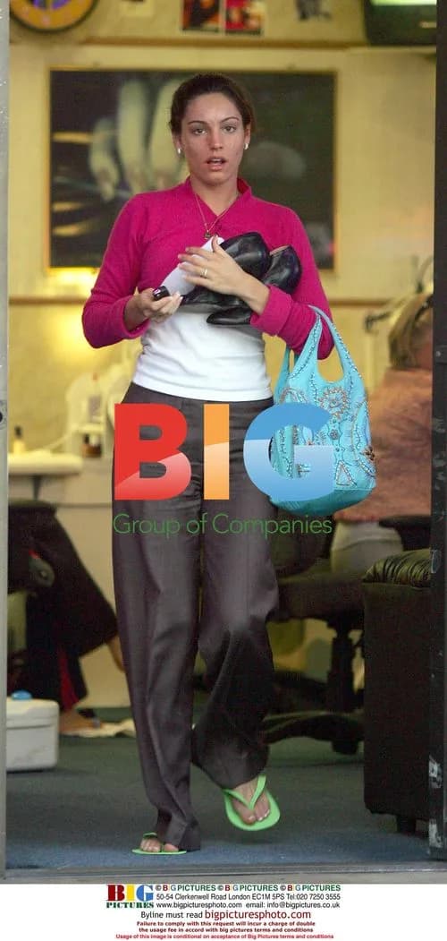 Kelly Brook leaves nail salon in West Hollywood