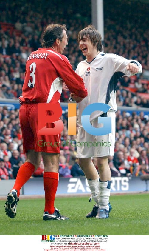 Danny Jones and Alan Kennedy at Tsunami Soccer Aid
