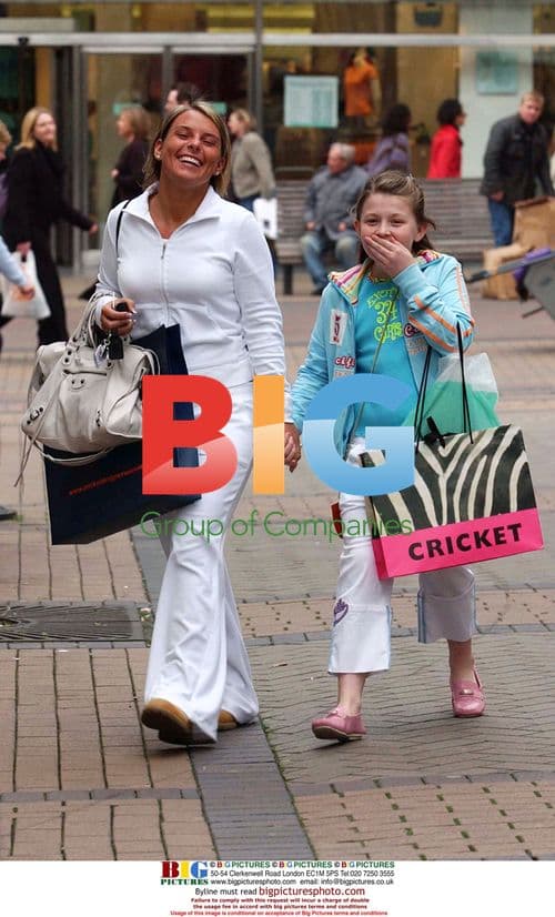Coleen out shopping in Liverpool
