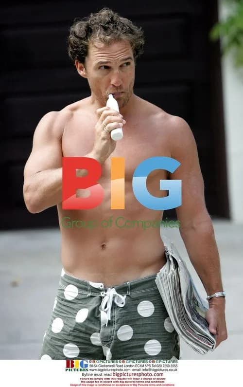Matthew McConaughey brushing teeth
