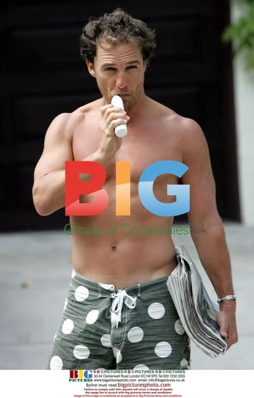 Matthew McConaughey brushing teeth