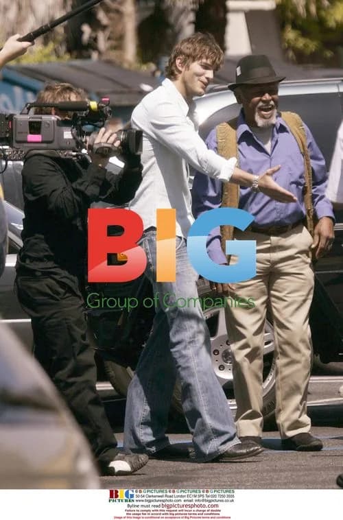 Ashton Kutcher on set of 'Punk'd'