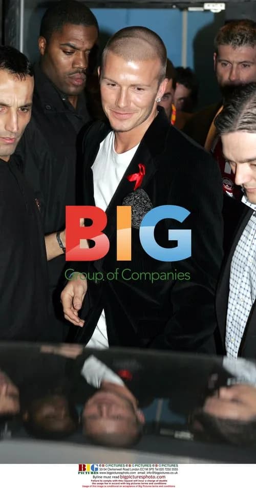David Beckham leaves Virgin Megastore