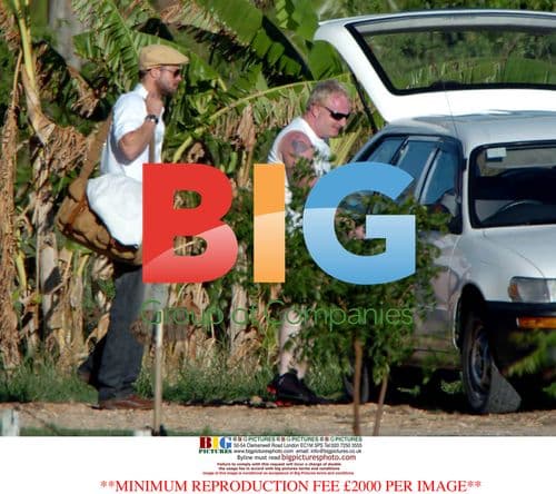 Brad Pitt and Angelina Jolie on holiday in Africa