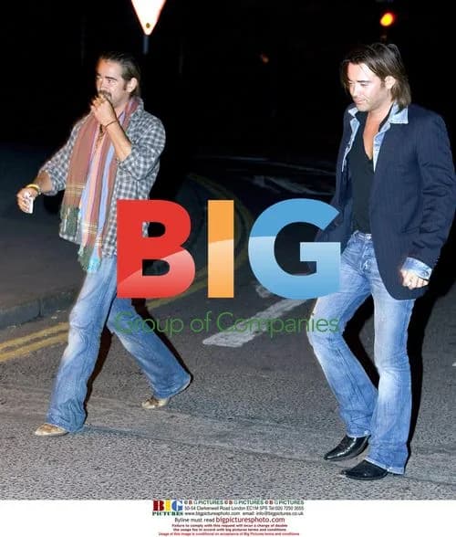 Colin Farrell Outside Dublin Nightclub