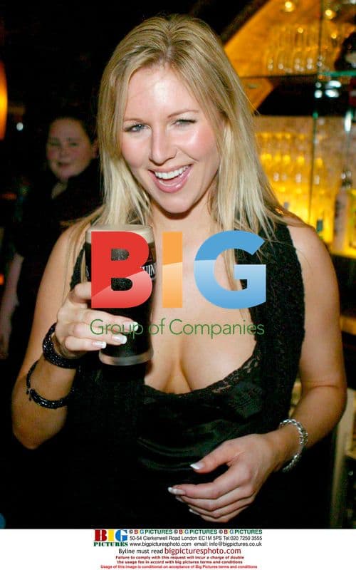 Abi Titmuss at Dublin Pub Opening