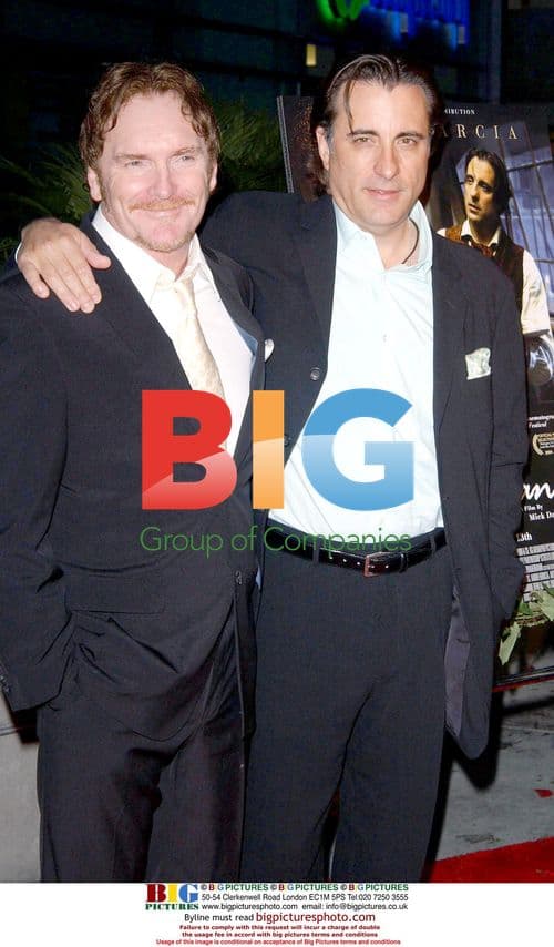 Andy Garcia and Mick Davis at 'Modigliani' Premiere