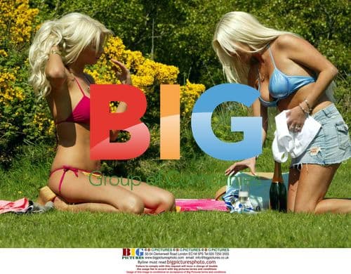 Emma B and friend relax in park