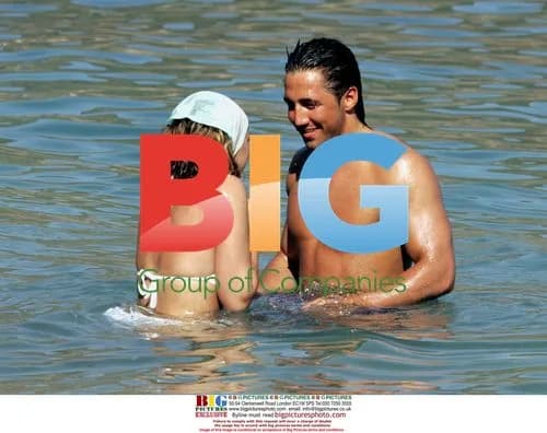 Charlotte Church and Gavin Henson on the Beach