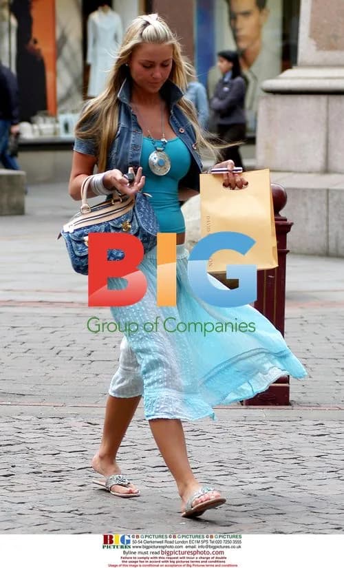 Alex Curran Shopping in Liverpool