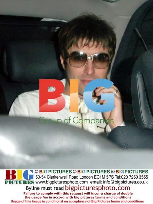 Liam Gallagher and Nicole Appleton Leaving Oasis Gig