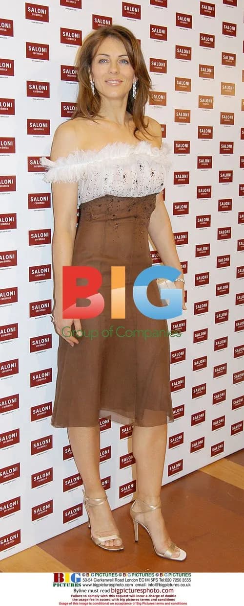 Elizabeth Hurley and Arun Nair at Saloni event