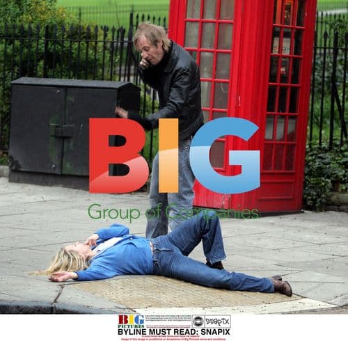 Rhys Ifans approached by merry friend in London