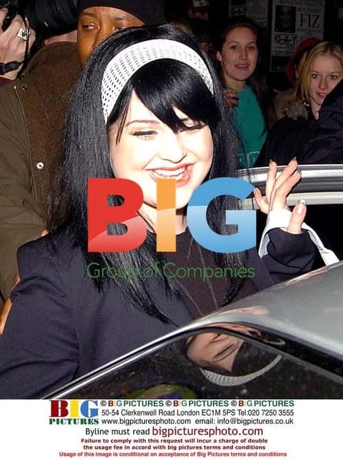 Kelly Osbourne leaving Oasis gig in London