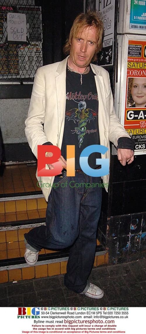 Rhys Ifans Leaving Oasis Gig in London