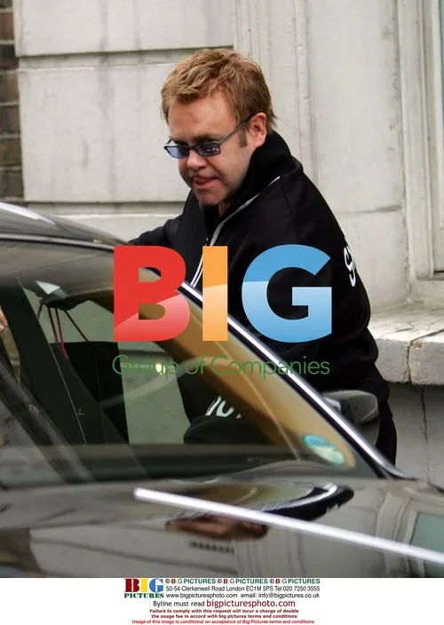 Elton John Shopping in London