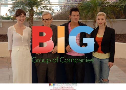 Scarlett Johansson, Jonathon Myers, Emily Mortimer at 'Match Point' photocall