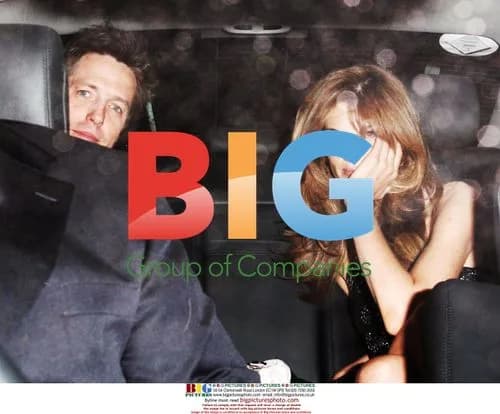 Hugh Grant and Jemina Goldsmith at Billy Elliott event