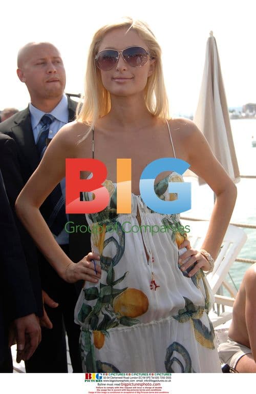 Paris Hilton promotes 'National Lampoon's Pledge This'