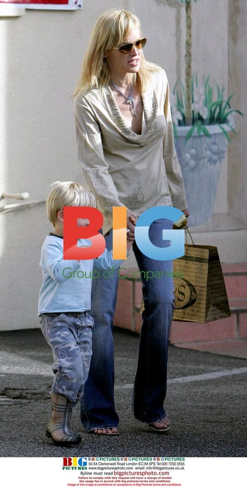 Sharon Stone and son Roan go shopping