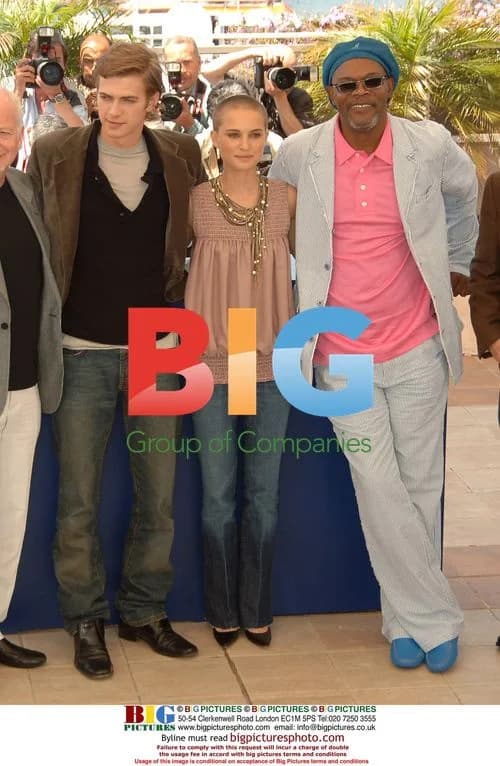 Natalie Portman, Samuel L.Jackson and Hayden Christensen at Cannes