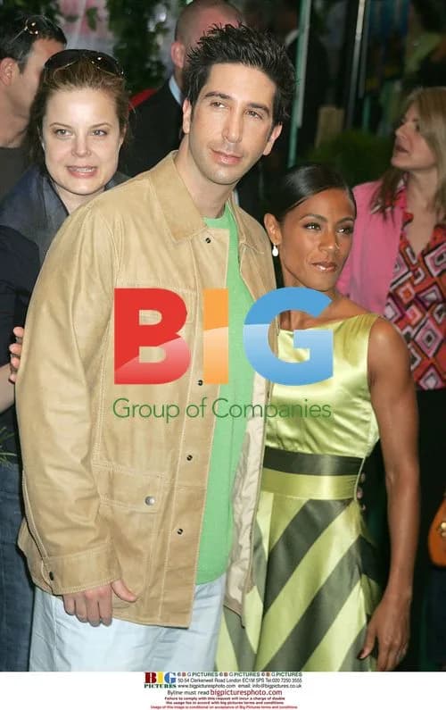 DAVID SCHWIMMER and JADA PINKETT SMITH at 'Madagascar' Premiere