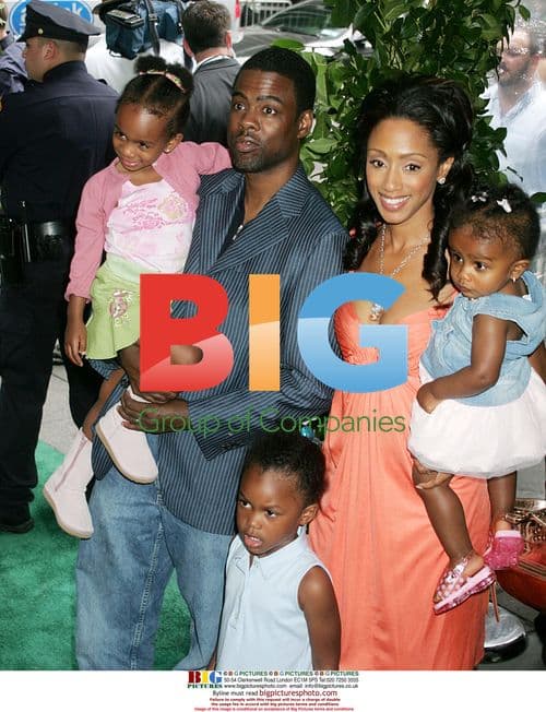 Chris Rock and Family at 'Madagascar' Premiere