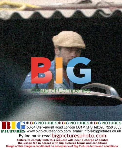 Brad Pitt Shooting "Babel" in Morocco