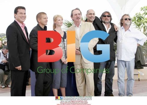 Actors Julio Cesar Cedillo and Tommy Lee Jones at Cannes