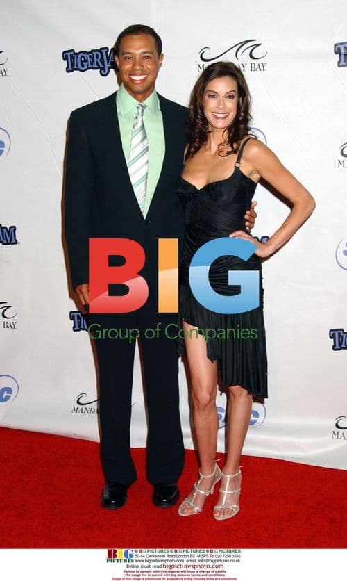 Tiger Woods and Teri Hatcher at Tiger Jam VIII