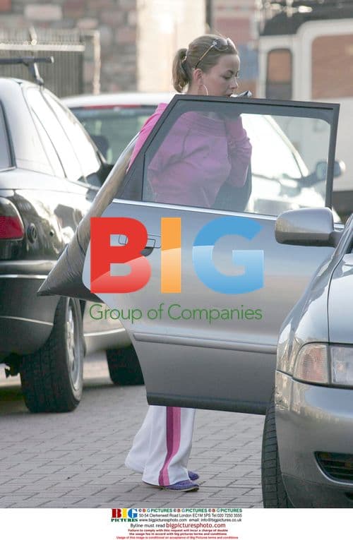 Charlotte Church outside her home