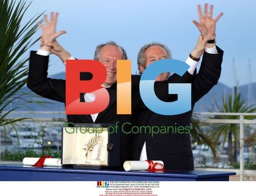 Luc Dardenne and Jean Pierre Dardenne at Cannes Film Festival